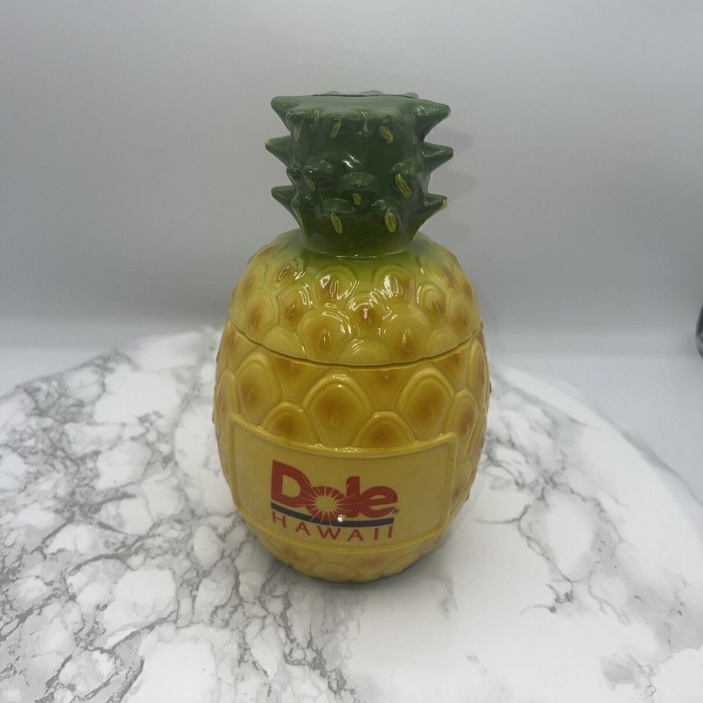 DOLE HAWAII Pineapple Coin Piggy Bank Cup